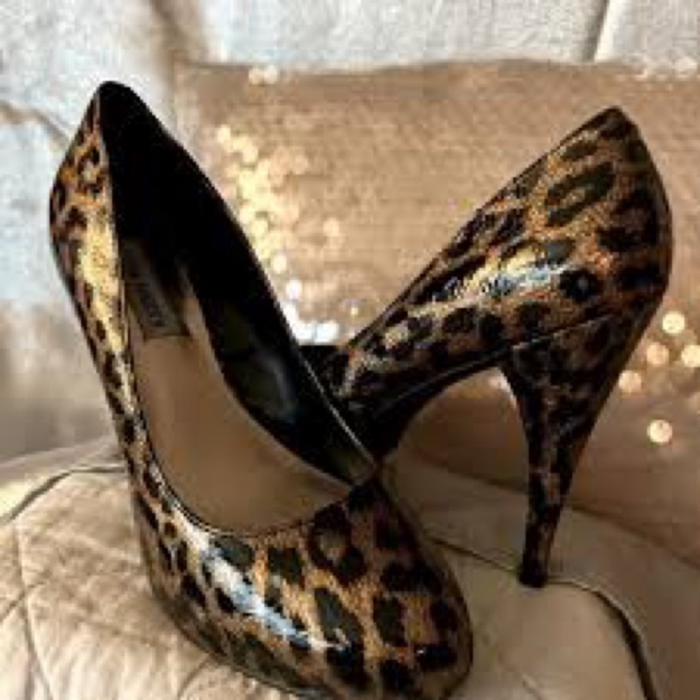 Steve Madden Brown and Black Stiletto Heels
